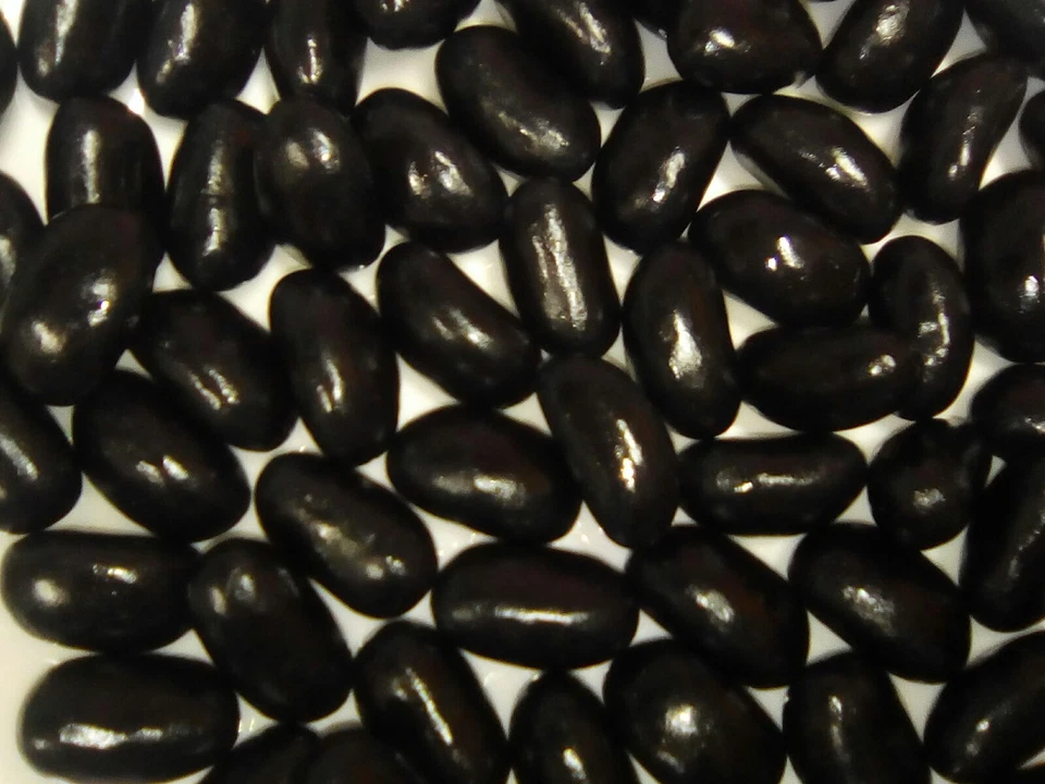 200g  Black  Licorice Jelly Beans Soft Candy (Australian  made) - image 1 of 1
