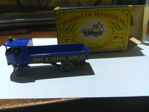 MODELS OF YESTERYEAR SERIES BY LESNEY # 4-SENTINEL STEAM WAGEN-SAND & GRAVEL - Picture 1 of 7