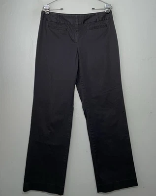 Talbots Chinos Pants Size 10 Petite Black Stretch Business Casual Preppy Trouser - Image 1 of 4