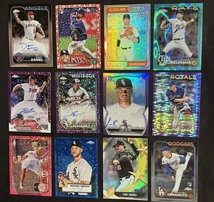 Lote de 12 tarjetas de béisbol All-Star (Auto-RC-#ed/SP)-SKENES-BIEBER-YAMAMOTO RC MÁS - Imagen 1 de 22