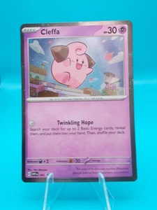 Cleffa 095 Sv: Scarlet & Violet Promo Cards Pokémon TCG Cosmos Holo NM/M - Picture 1 of 2