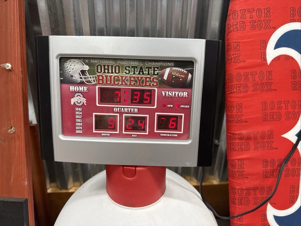 Ohio State Buckeyes Clock And Alarm Clock Scoreboard - Image 1 of 1