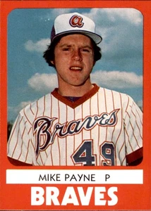 1980 Anderson Braves TCMA #15 Mike Payne Woonsockete Rhode Island Williston FL - Picture 1 of 2