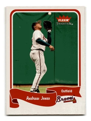 Andruw Jones 2004 Fleer Tradition #171 Atlanta Braves Mint - Image 1 of 2