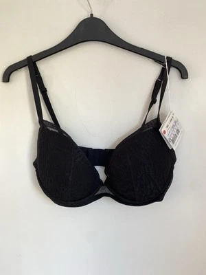 Sujetador push up negro acolchado con cable La Perla talla 34 D Reino Unido nuevo con etiquetas Foto 1 de 4