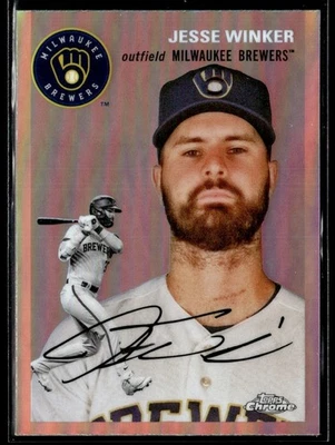 2023 Topps Chrome Platinum Refractor Jesse Winker RC #264 ST1 - Image 1 of 2