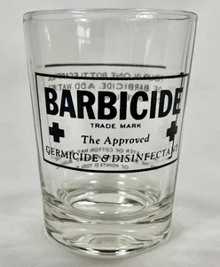 Barbicide Manicure Table Jar Measuring Shot Glass Hazel Atlas Vintage NO LID (O) - Picture 1 of 8