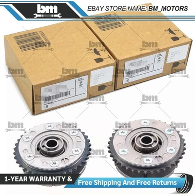 Intake+Exhaust Camshaft VVT Adjuster FOR BMW 740i X6 N54 11367540347 11367540348 - Image 1 of 4