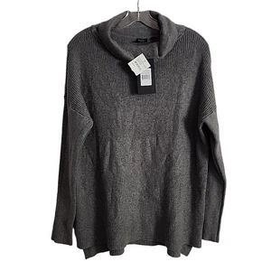 Devotion by Cyrus anthrazitfarbener Strick-Rollkragenpullover, neu mit Etikett, Small - Bild 1 von 7