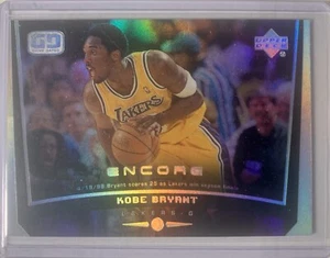 1998-99 UPPER DECK ENCORE KOBE BRYANT REFRACTOR GAME DATED #39 L A LAKERS - Picture 1 of 2