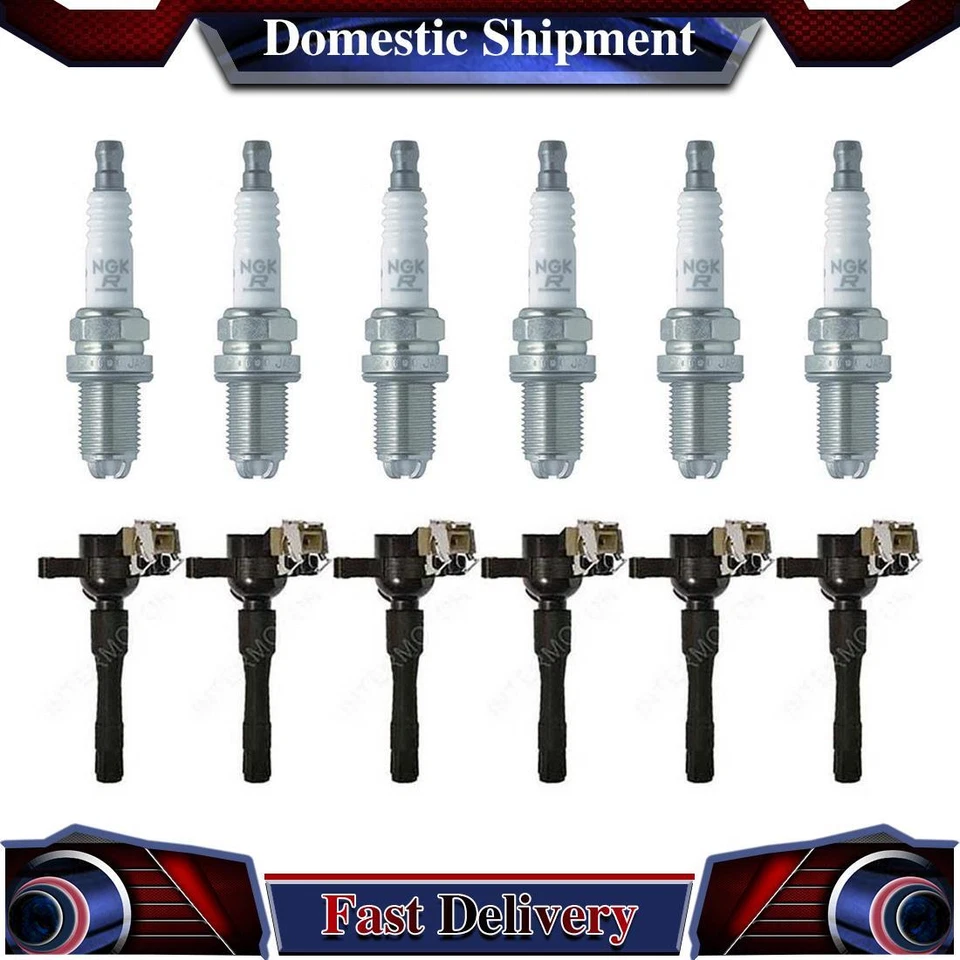 Bujía de bobina de encendido estándar 12X NGK para BMW 325xi 2001 2002 Foto 1 de 4