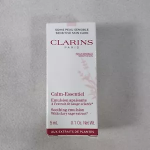 Clarins Paris Calm-Essentiel Soothing Emulsion Clary Sage Extract 5ml .1oz - Picture 1 of 7