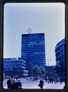 half frame slide Berlin Germany 1960's Mercedes building German marked mount - Picture 1 of 2