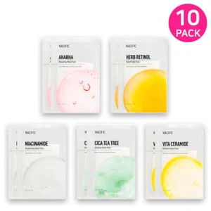 Nacific Premium Skincare Korean Facial Mask 10 Sheets - Picture 1 of 7