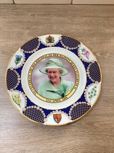 Ansley Commemorative Plate- 80th Birthday Queen Elizabeth II. Limited Edition - Picture 1 of 4