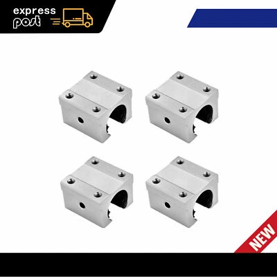 4x SBR20UU 20mm Aluminio Movimiento Lineal Abierto Rodamiento Unidad Deslizante para Riel Lineal Foto 1 de 4