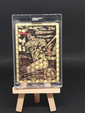 Mike Trout Gold Vinyl Superfractor Art Card