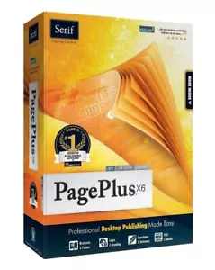 Serif PagePlus X6 NEW Desktop Publishing DTP PDF Editor eBook Design PC Software - Picture 1 of 6