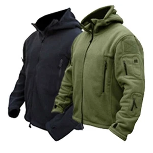 Kombat UK Tactical Recon Fleece Hoodie Black | Olive Green S to XXX-L - Picture 1 of 9