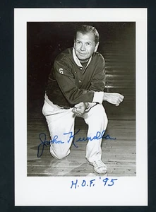John Kundla DEZ. NBA Basketball Hall of Fame Trainer signiert 4x6 Farbfoto G1367 - Bild 1 von 1