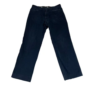 Chinos Hugo Boss para hombre pierna recta relajados azul oscuro vintage Alabama W32 L30 - Imagen 1 de 11