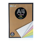 abeec A4 Papier Zeichenblock - 80 Blatt Skizzenbuch - 40 einfache weiße Blätter und 40