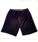 Hugo Boss Green Headlo Jogging Shorts with Gold Embroidery Black Size L New 