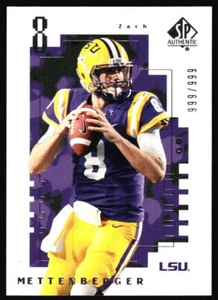 2014 SP Authentic Zach Mettenberger Rookie /999 #FW-23 LSU Tigers - Picture 1 of 2