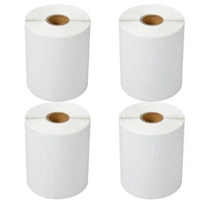 4 Rotoli 4X6 Termico Diretto 1000 Etichette per Stampanti Zebra 2844 Eltron Avvolgibili - Foto 1 di 18