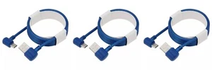 10Pack 3FT 90 Degree Angle Type C USB-A Fast Charger Cable Quick Charging Cord L - Picture 1 of 16