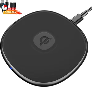 Fast Wireless Charger, Qi-Certified 15W Max Wireless Charging Pad, Compatible wi - Picture 1 of 12