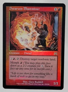 MTG Magic the Gathering 1x LP FOIL Dwarven Blastminer - Onslaught x1 - Picture 1 of 2