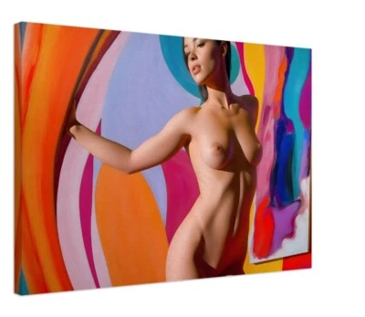 Leinwand Bilder XXL i064 Mutige Kontraste, Verborgene Schönheit Erotik Akt Fo... - Bild 1 von 4