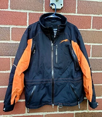 Jaqueta de snowmobile Arctic Cat laranja média roupa ártica  - Imagem 1 de 4