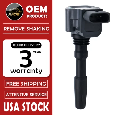 ✅ ONE Ignition Coil For 2013-2016 Audi A8 Quattro 4.0L Audi S6 S7 S8 RS7 UF714 - Image 1 of 4