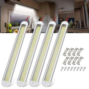 Striscia LED 12V luce 120 LED 2x 4x auto veicolo furgone VOLT lampada barra luminosa - Foto 1 di 16