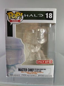FUNKO POP HALO MASTER CHIEF WITH MA40 RIFLE IN ACTIVE CAMO #18 VINYL FIGURE - Picture 1 of 8
