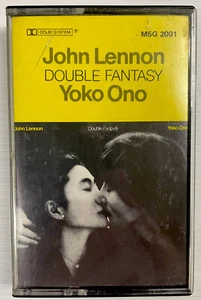 John Lennon Yoko Ono Double Fantasy Music Cassette Tape M5G 2001 Geffen 1980 OG - Picture 1 of 24