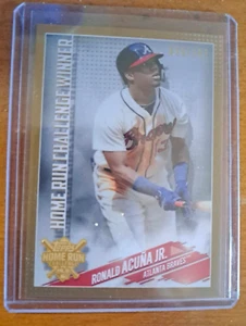 2019 Topps HOMERUN CHALLENGE WINNER #HRC-16 Ronald Acuna Jr. /103 Braves MVP - Picture 1 of 3