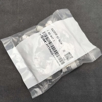 10Pcs for SMC AS2201F-02-06SA Speed Control Valve NEW Free delivery - Image 1 of 4