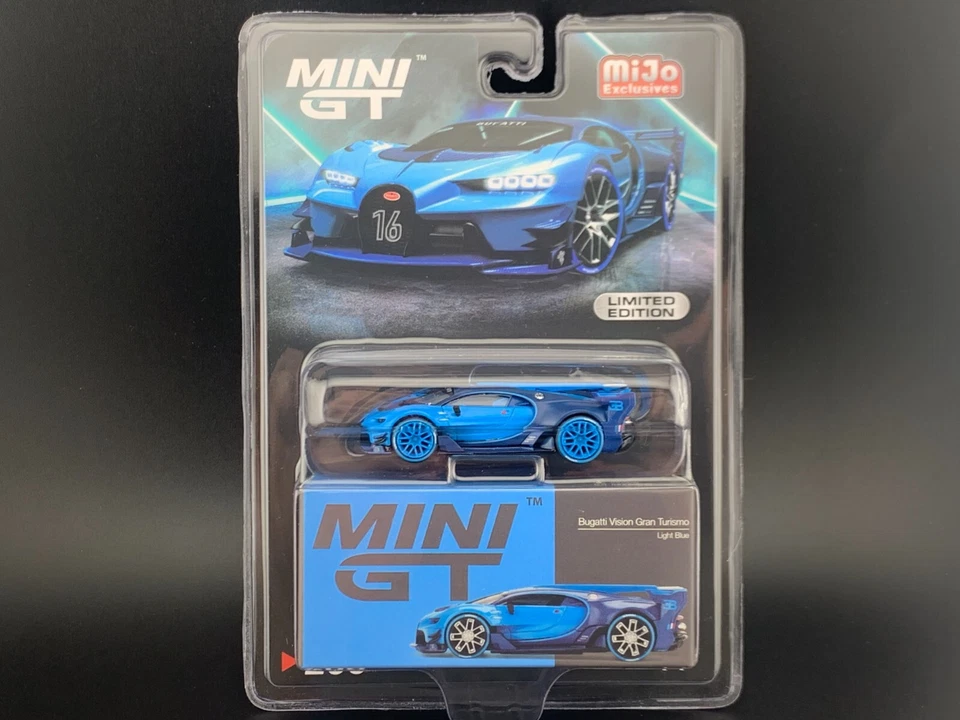 Mini GT Bugatti Vision Gran Turismo Blu Edizione Limitata MGT00266 1/64 CHASE - Immagine 1 di 1
