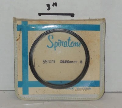 Vintage Spiratone 55mm Diffuser 5 Filter Camera Lens Filter - Image 1 of 2