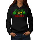 Wellcoda 420 Canabis Smoke Womens Hoodie, Blunt Casual Hooded Sweatshirt