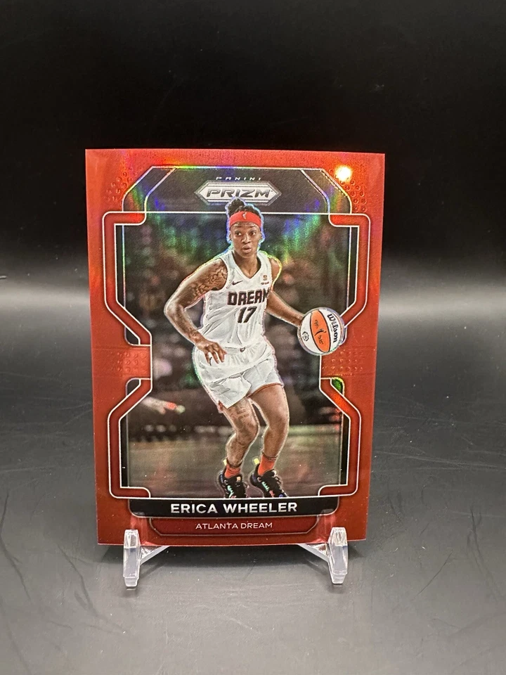 2022 Panini Prizm WNBA #135 Erica Wheeler Red #/199 - Image 1 of 2
