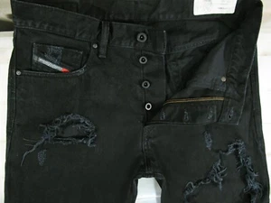 Jeans uomo HOT DIESEL MHARKY 84WR slim SKINNY DISTRESS NERO 32x30 (vestibilità 33x28) - Foto 1 di 13