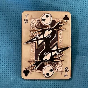 Disney  Nightmare Before Christmas Playing Cards Jack Of Clubs Jack Pin LE 300 - Picture 1 of 5