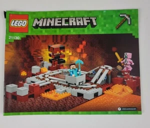 Lego Minecraft 21130 Manual de instrucciones SOLAMENTE folleto de libro - Imagen 1 de 5