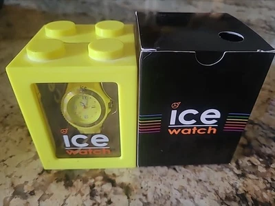 ICE SWISS MADE WATCH NEON YELLOW WITH COIN BANK CASE SS.NYW.US.12 BRAND NEW - Image 1 of 4