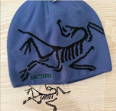 NUEVO CON ETIQUETAS Arc'teryx Gorro Cabeza de Pájaro Toque - Sombrero de Invierno Púrpura Lavanda - Cálido y Acogedor Foto 1 de 4