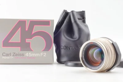 [ Unused in Box ] Contax Carl Zeiss Planar T* 45mm F/2 Lens For G1 G2 From JAPAN - Image 1 of 4